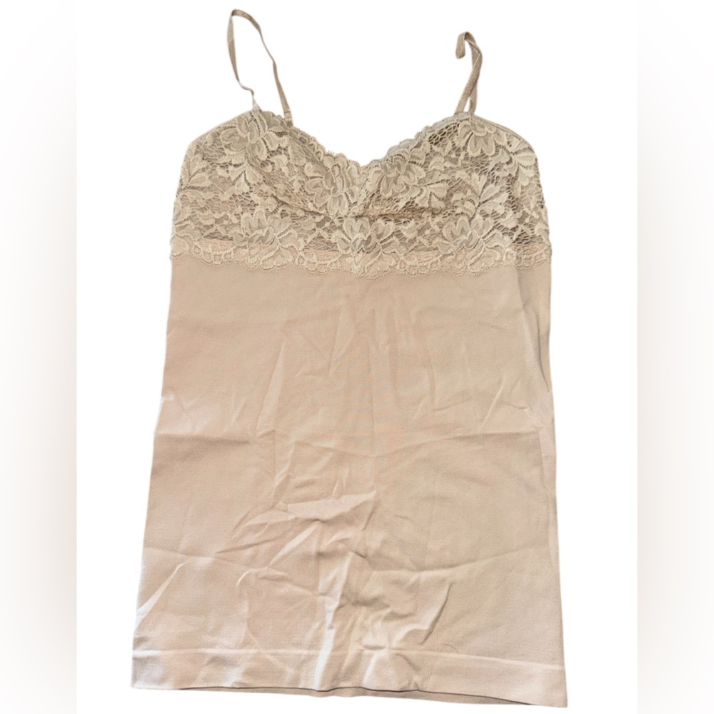 Banana Republic Lace Trim Cream Camisole XS